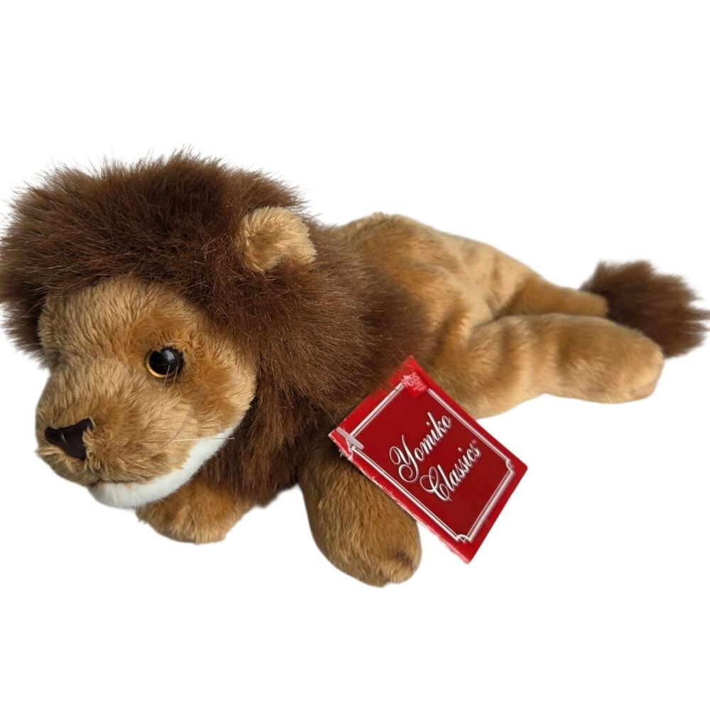 Yomiko Classics Russ BUCK Lion retired #34279 soft plush tags